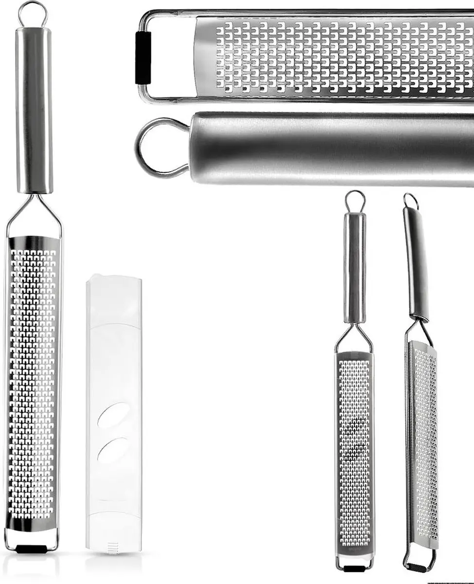 Orion Keukenrasp 38cm - Raps - Edelstalen Handrasp - Zilver