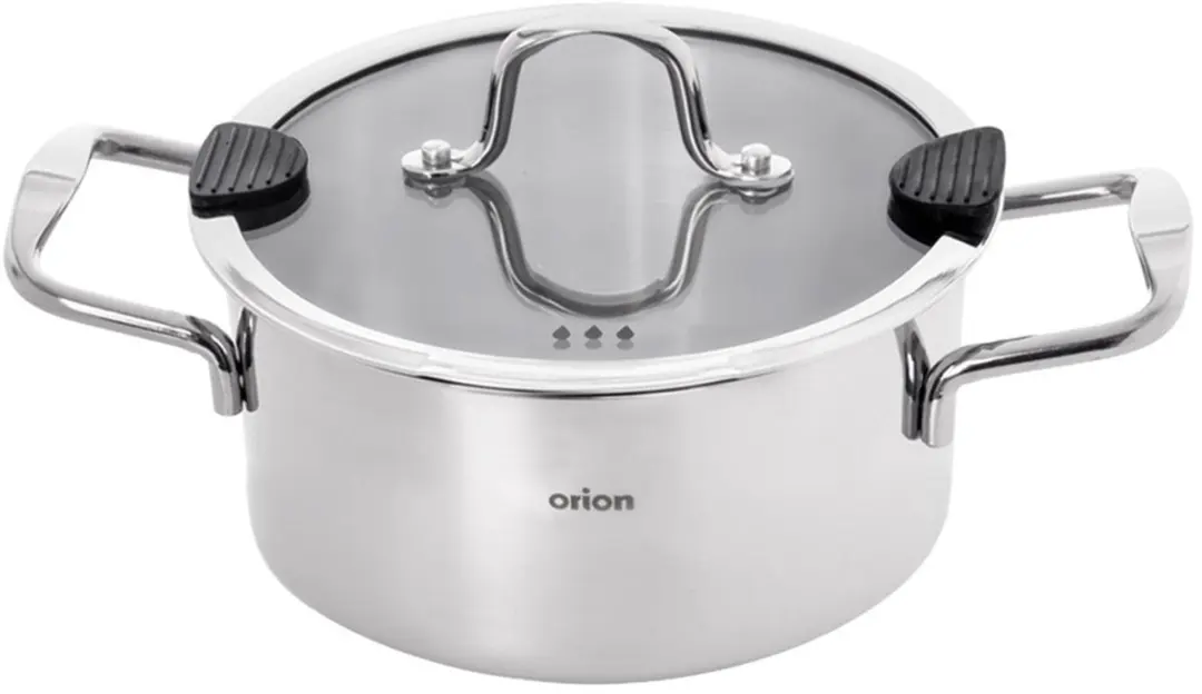 Orion Kookpan 20cm 3L - Edelstalen soeppan met deksel - afbeelding 6 van 6