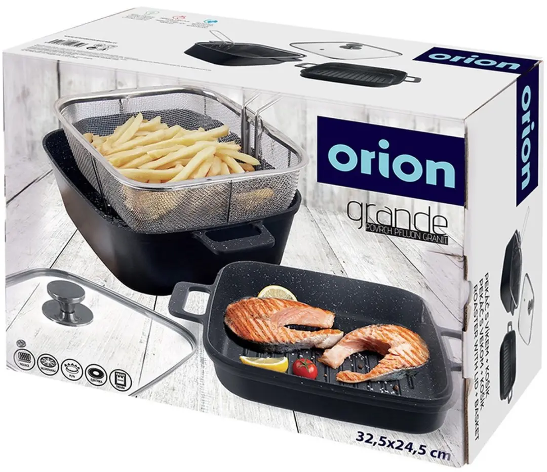 Orion Grande Serie Granieten Kookset 3-delig - Zwart