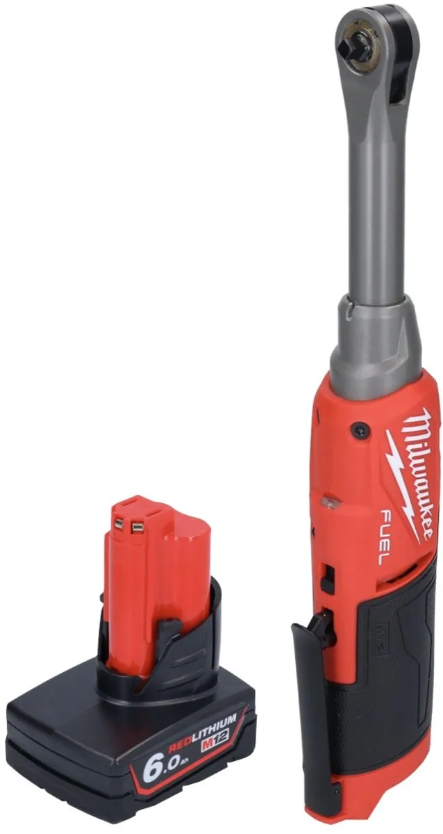 Milwaukee M12 FHIR14LR-601 Hogesnelheidssleutel 12V 47Nm - 6,0Ah - Rood/Zwart - afbeelding 4 van 5