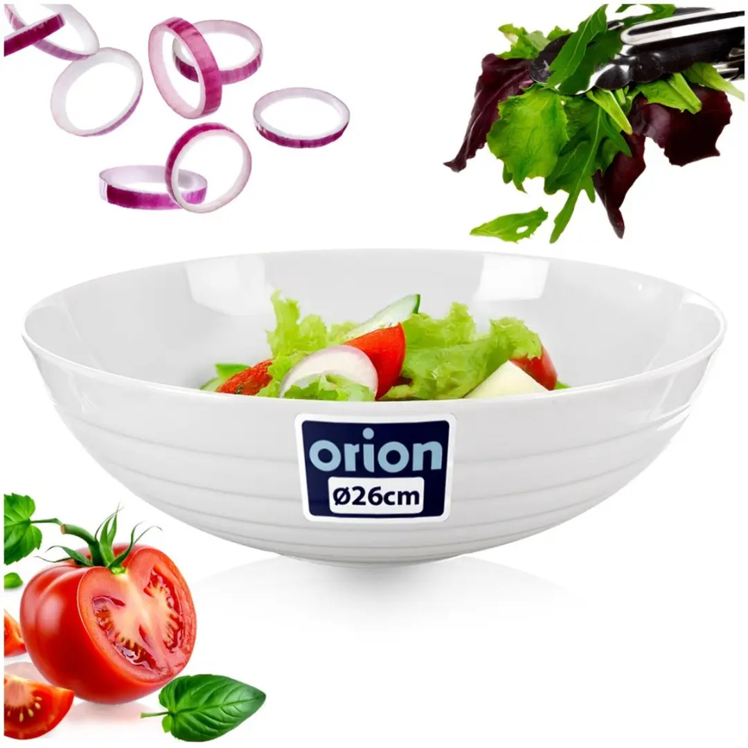 Orion Mona Porseleinen Saladeschaal 26cm - 2,5L - Wit