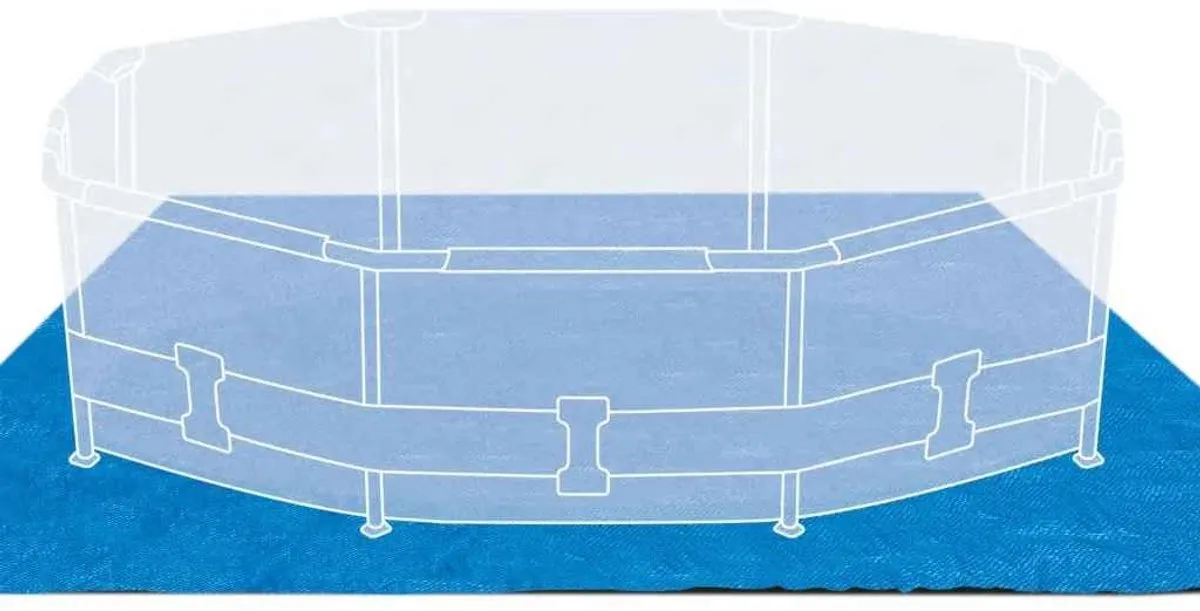 Intex Grondzeil 472x472cm - Blauw