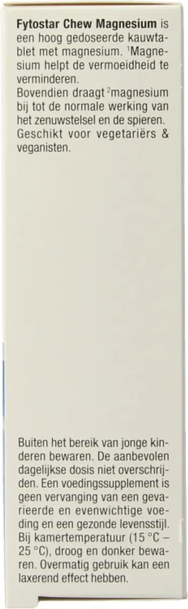 Fytostar Chew Magnesium MAXI Kauwtabletten 45 Stuks
