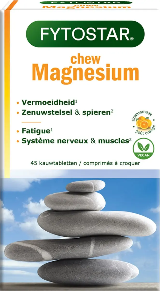 Fytostar Chew Magnesium MAXI Kauwtabletten 45 Stuks
