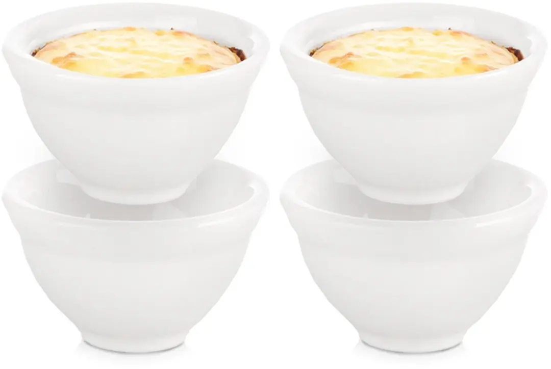 Orion Tableware Series Snackbowls 40ml - 4 Stuks - Wit