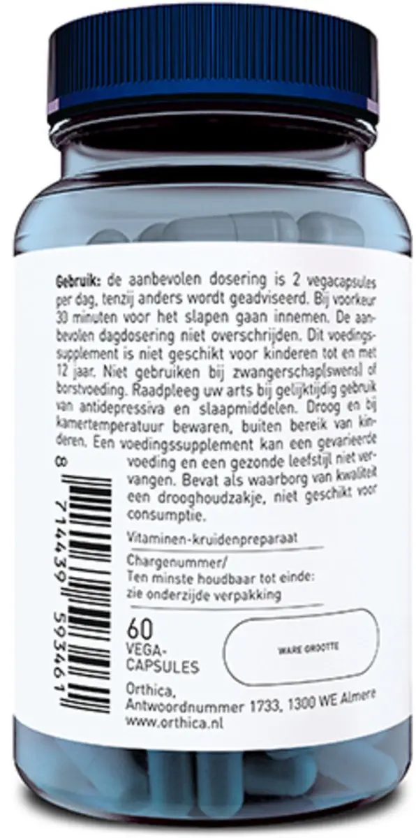 Orthica Slaap Support 120 Capsules - 2x60