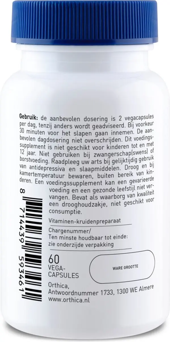 Orthica Slaap Support 120 Capsules - 2x60