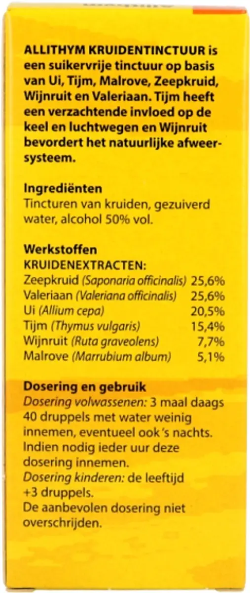 Bloem Allithym Kruidentinctuur 100ml