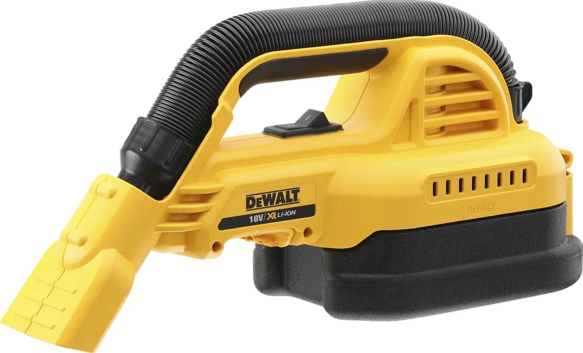 DeWalt DCV517N Accu Stofzuiger 18V - 1400W - 1.9L Zwart/Geel