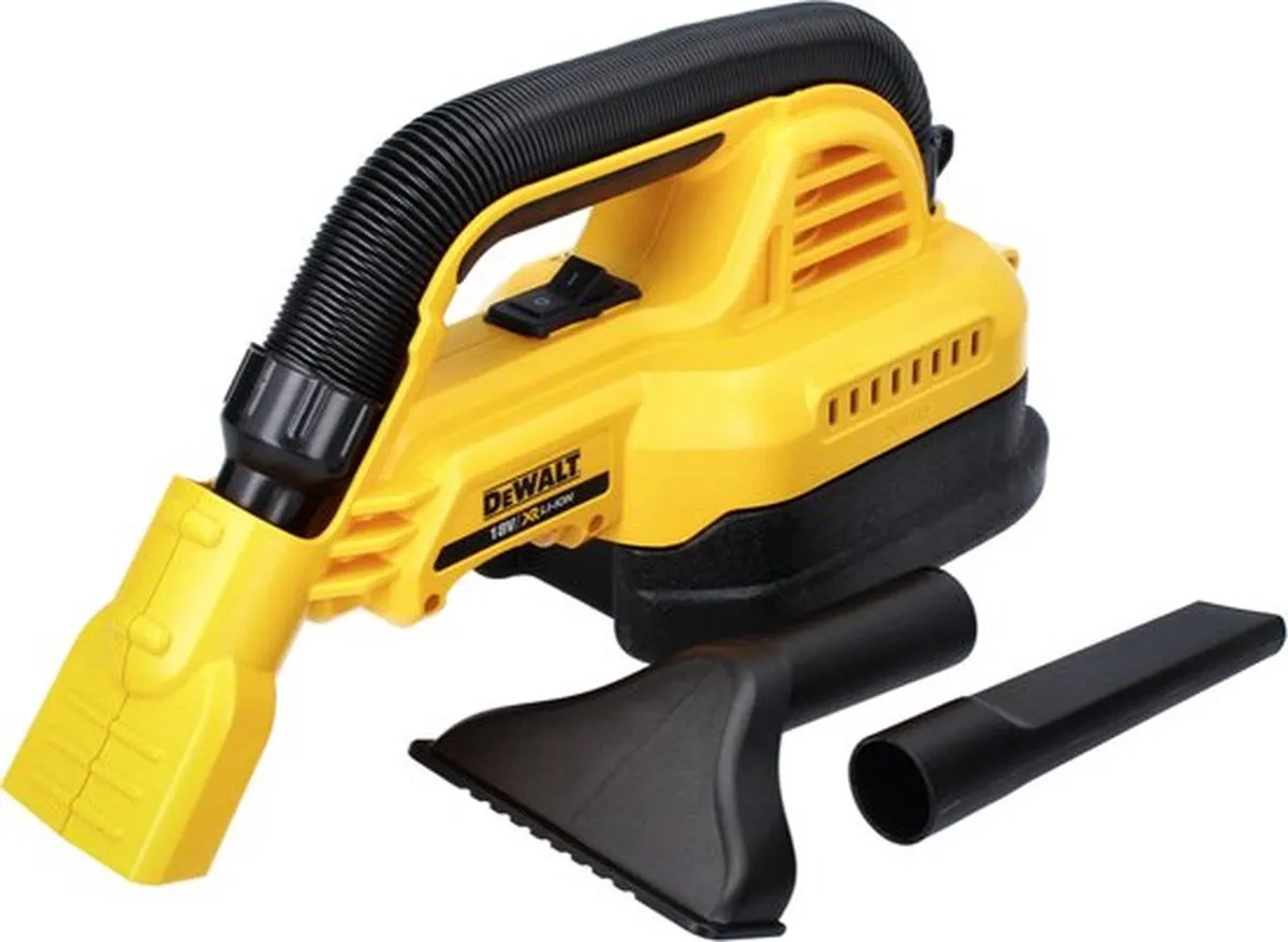 DeWalt DCV517N Accu Stofzuiger 18V - 1400W - 1.9L Zwart/Geel
