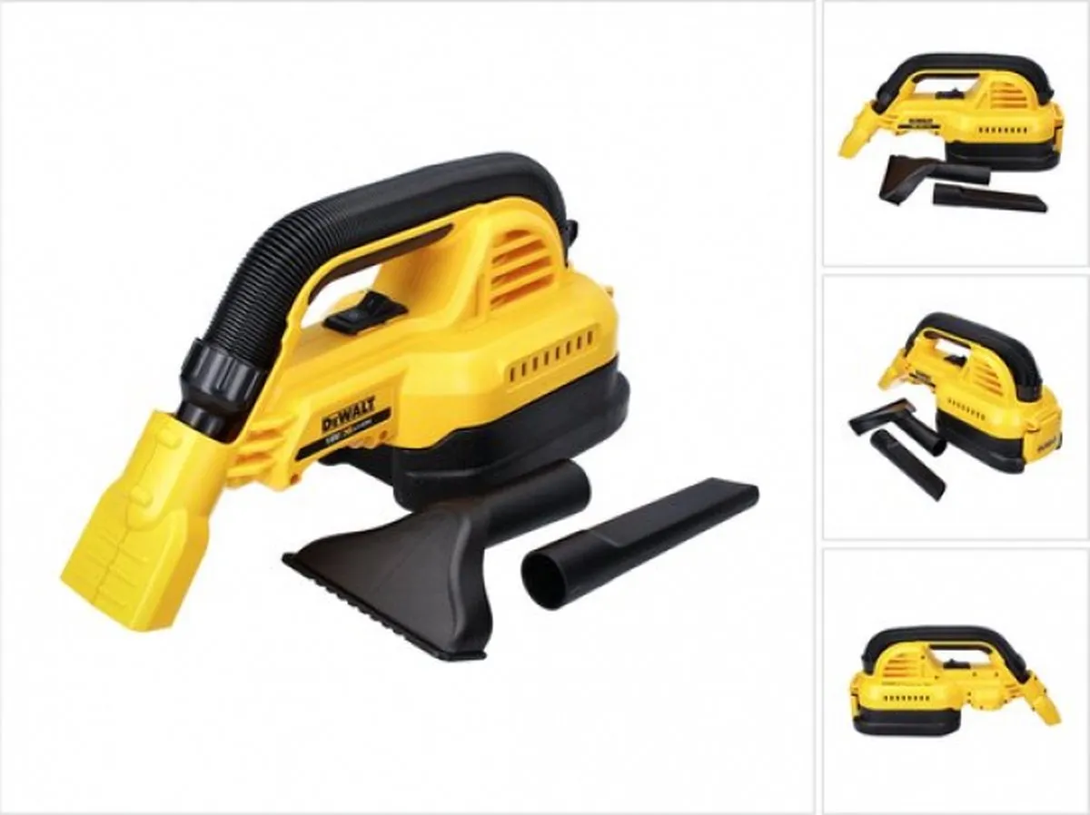 DeWalt DCV517N Accu Stofzuiger 18V - 1400W - 1.9L Zwart/Geel