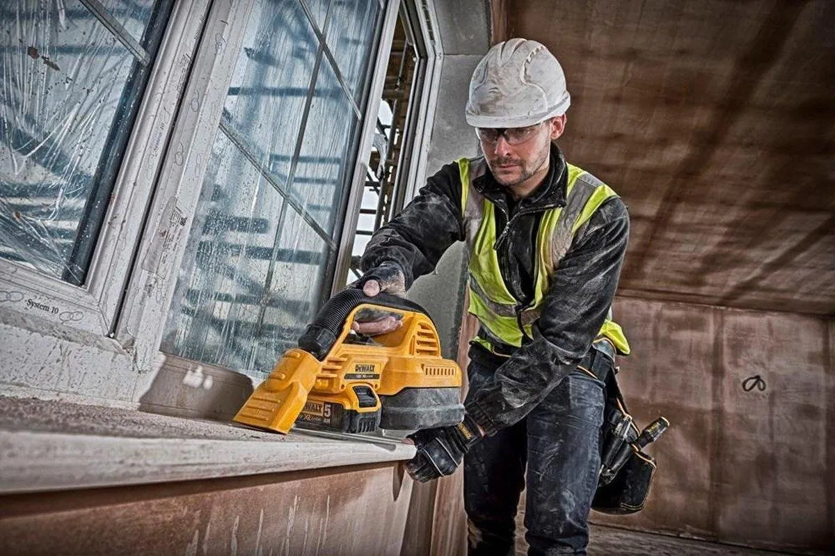 DeWalt DCV517N Accu Stofzuiger 18V - 1400W - 1.9L Zwart/Geel