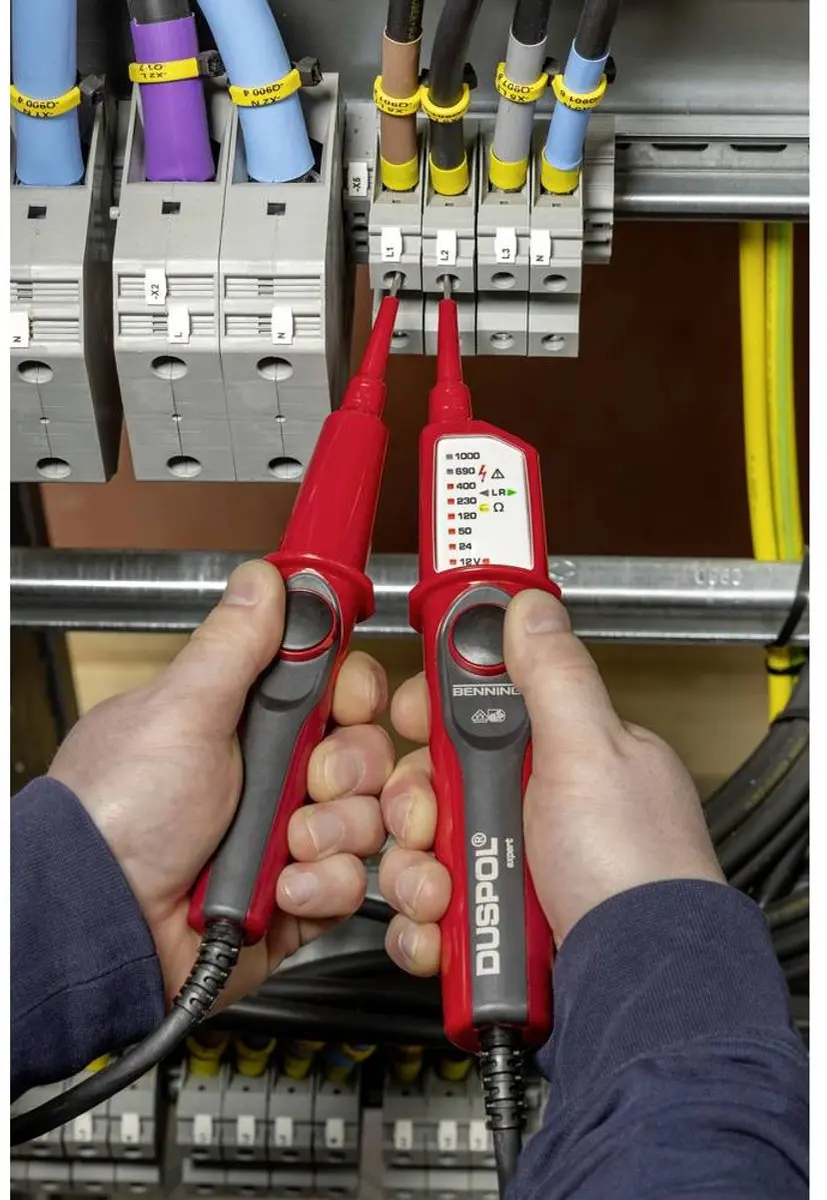 Benning DUSPOL Expert 44050262 Spanningstester AC/DC 1000V - Rood/Zwart