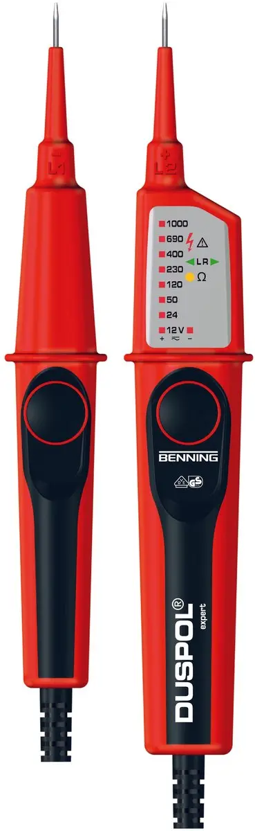 Benning DUSPOL Expert 44050262 Spanningstester AC/DC 1000V