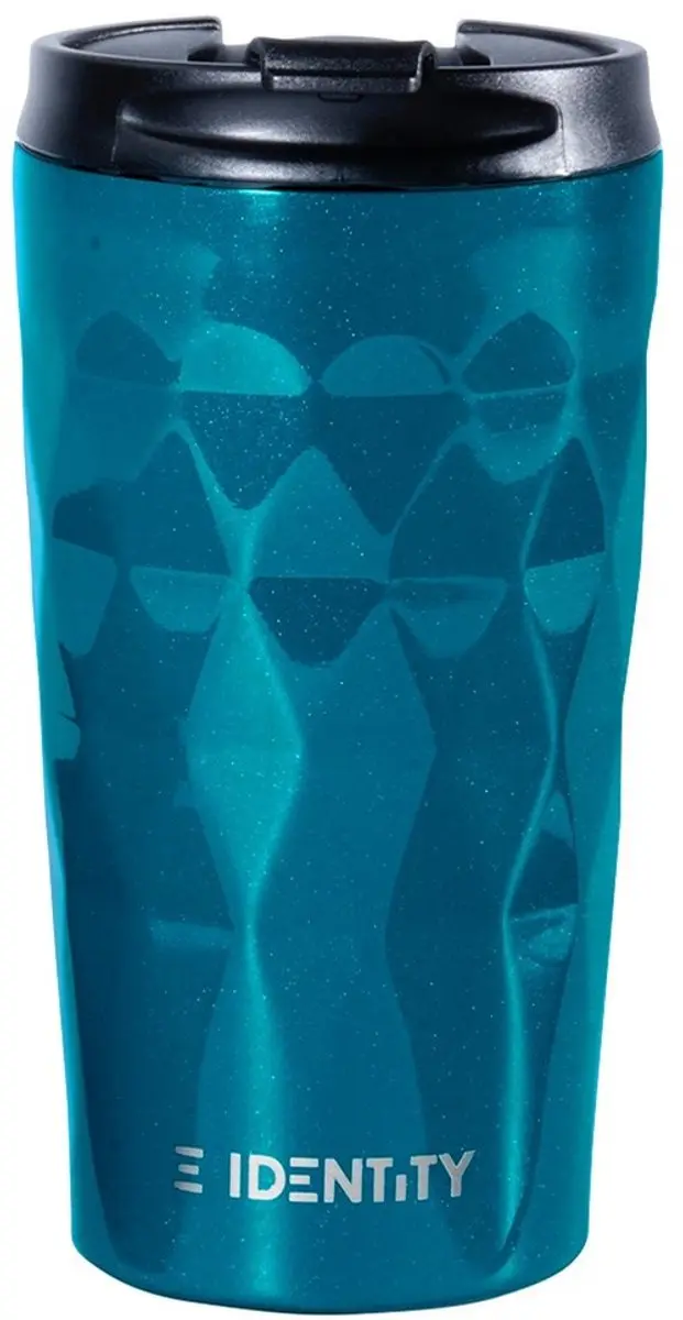Orion Thermosfles 430ml - Staal - Blauw