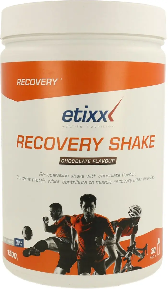 Etixx Recovery Shake Hersteldrank 1500g - Chocolade