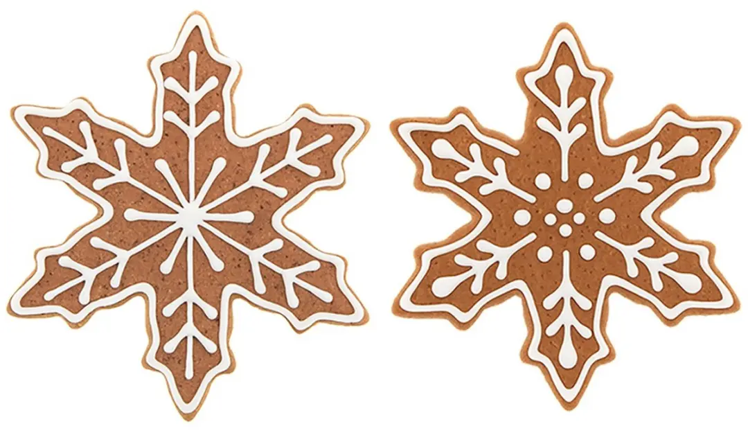 Orion Koekjessnijder Sneeuwvlok 10cm - Zilver