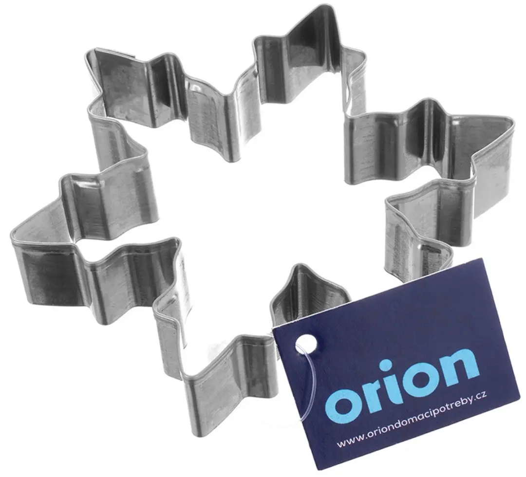 Orion Koekjessnijder Sneeuwvlok 10cm - Zilver