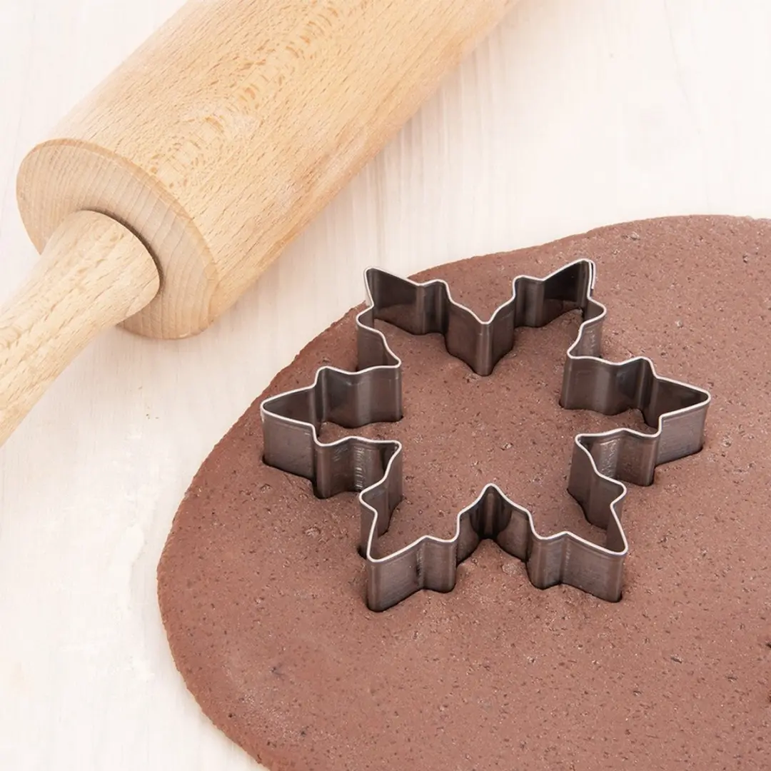 Orion Koekjessnijder Sneeuwvlok 10cm - Zilver