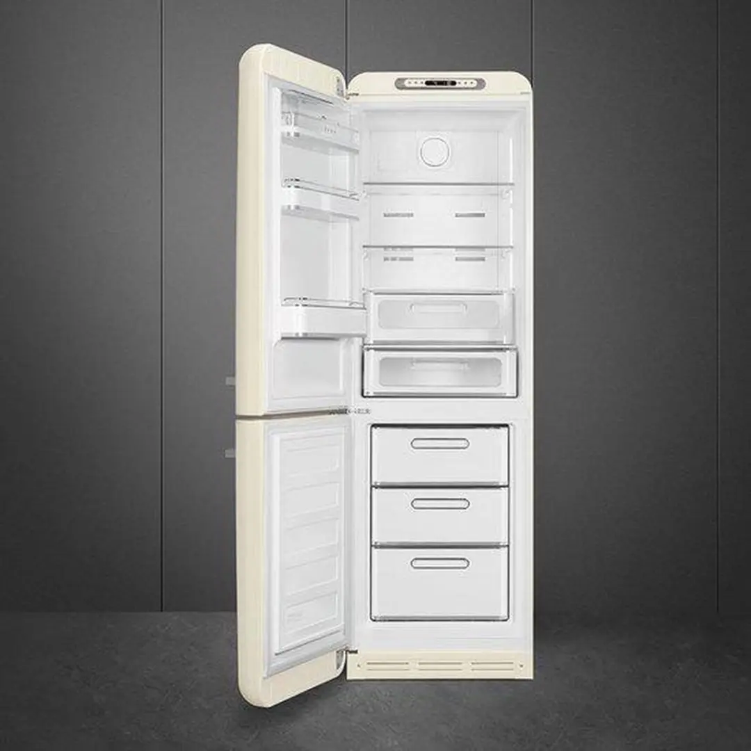 Smeg FAB32RCR5 Koel-Vriescombinatie 331L - Crème