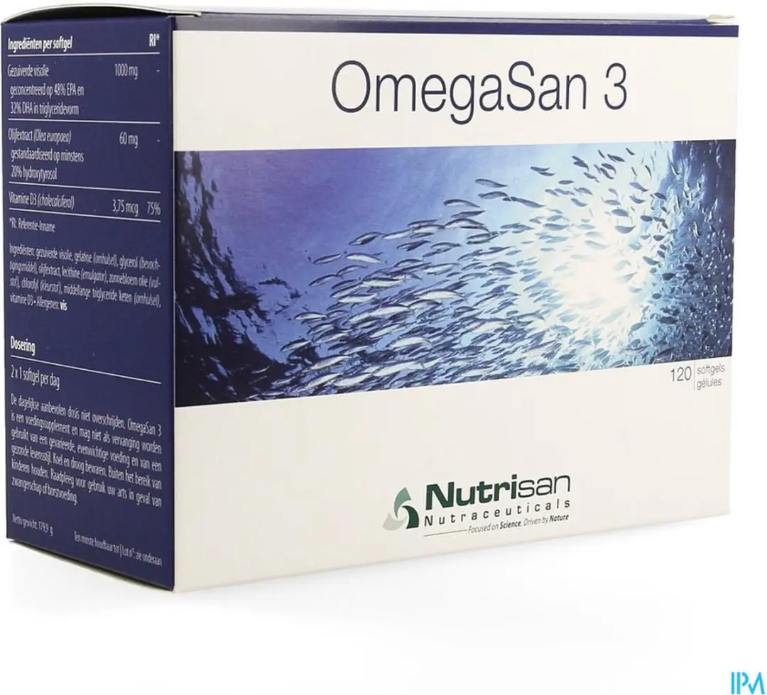 Nutrisan Omegasan 3 Softgels - 120 Stuks