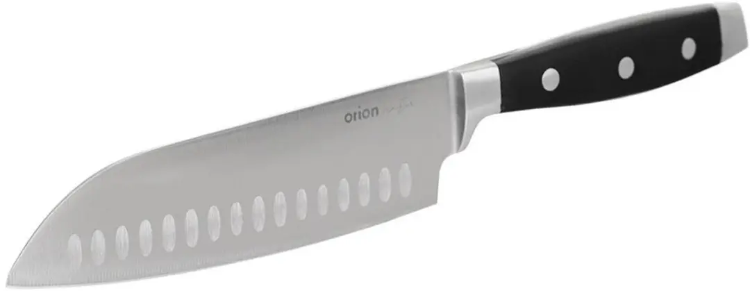 Orion Master Santokumes 33cm - Roestvrijstaal - Zwart