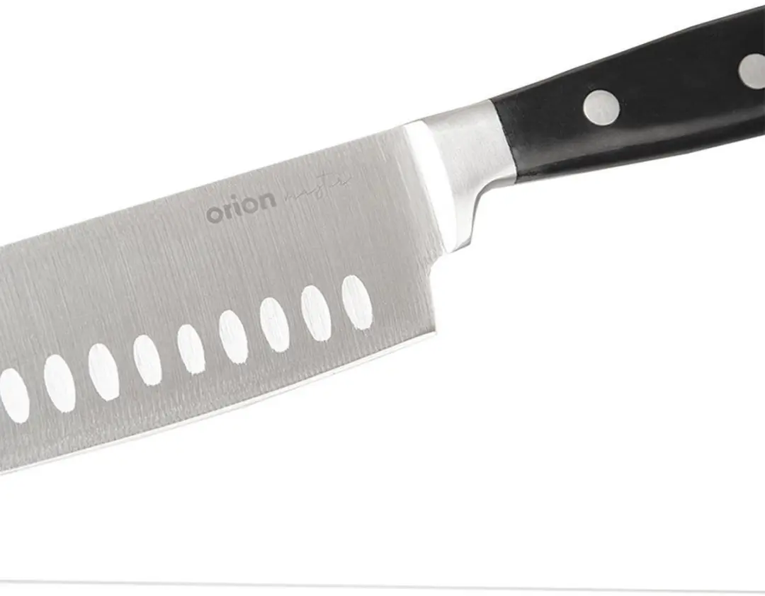 Orion Master Santokumes 33cm - Roestvrijstaal - Zwart