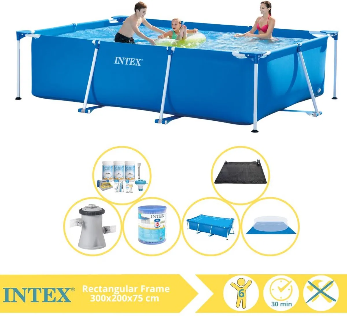 Intex 28272NP Opzetzwembad 300x200x75cm
