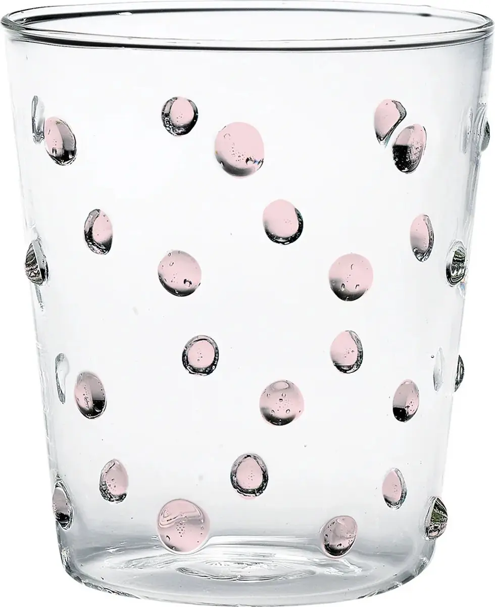 Zafferano Party Waterglazen Roze