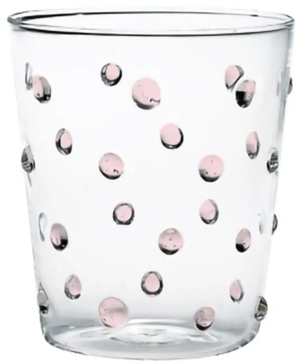Zafferano Party Waterglazen Roze - 6 Stuks