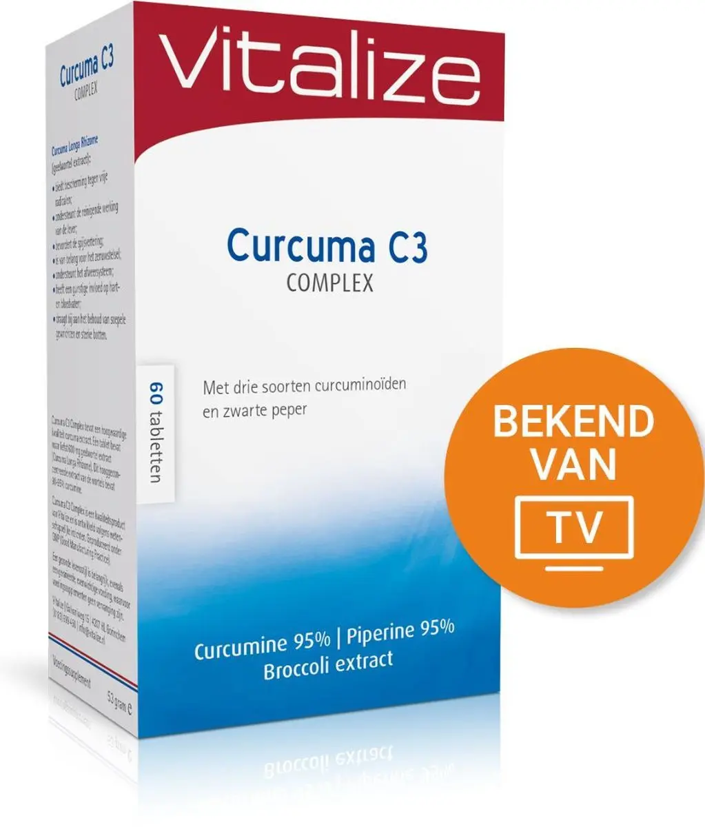 Vitalize Curcuma C3 Complex 60 tabletten