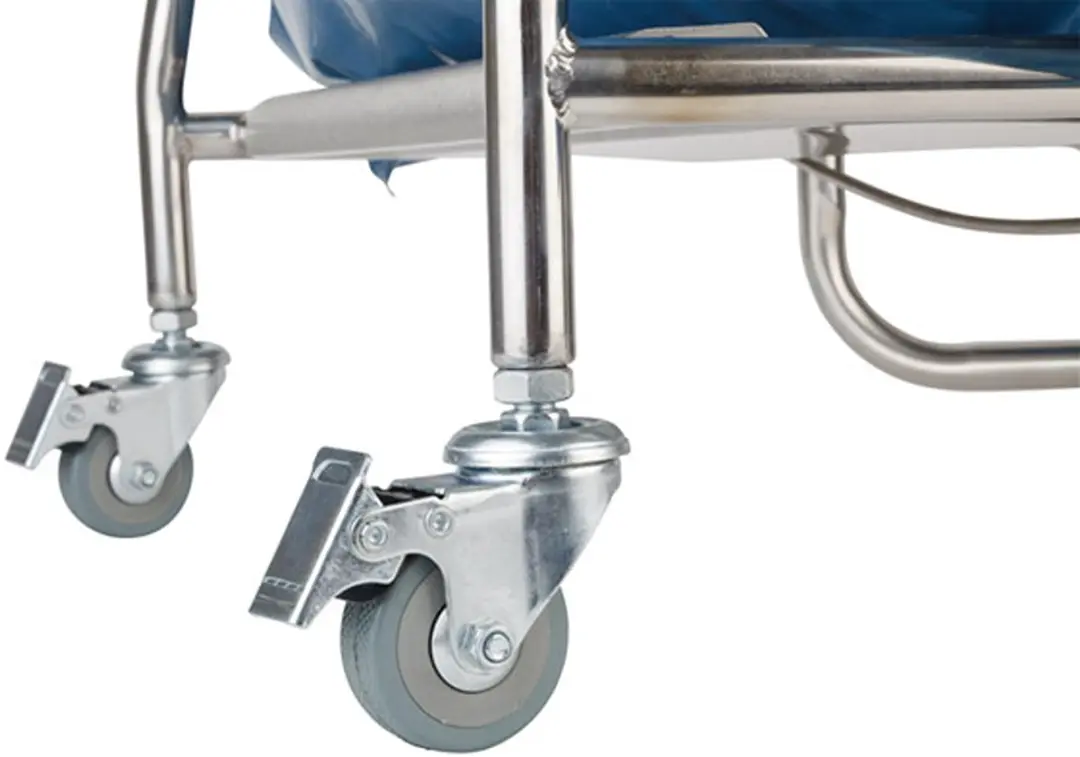 APS 580 Vuilniszakhouder met pedaal 120L - RVS