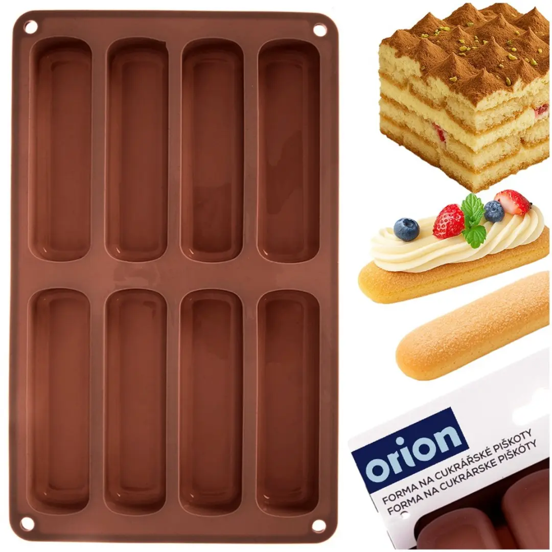 Orion Vingervorm Silicone Bakvorm - 28x17x2cm