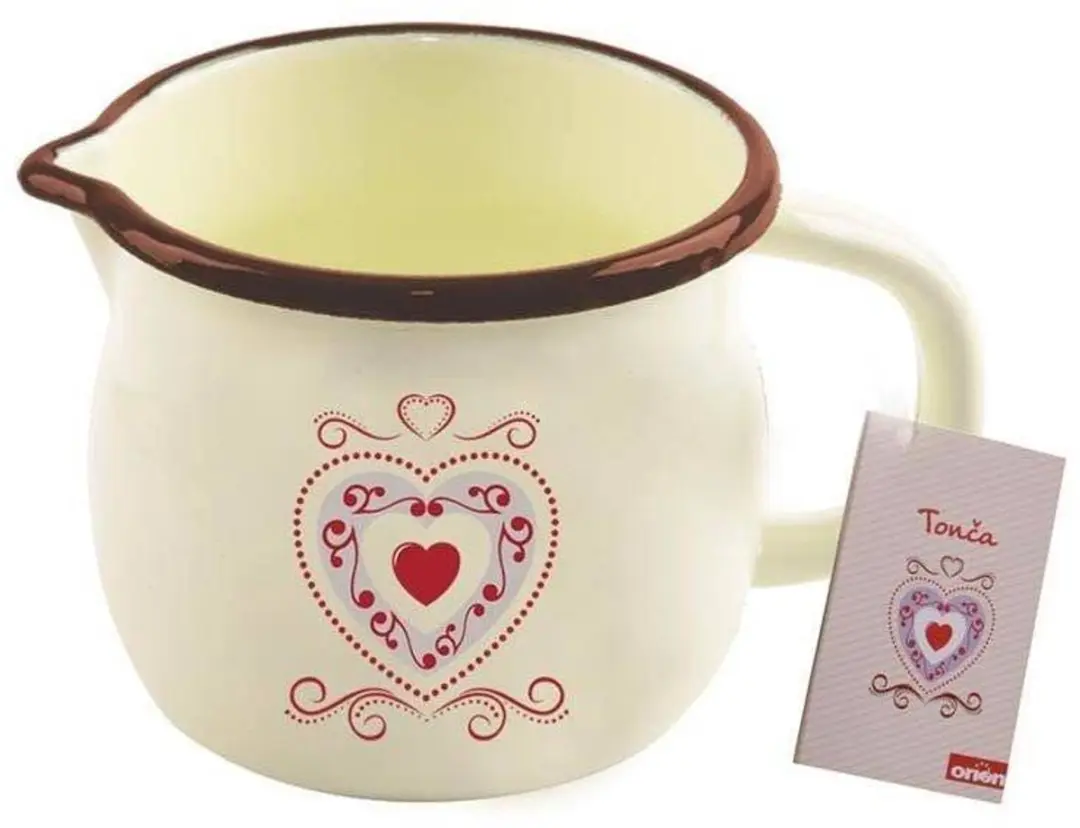 Orion Tonca Serie Emaille Mok 1,2L - Crèmekleur - 113084