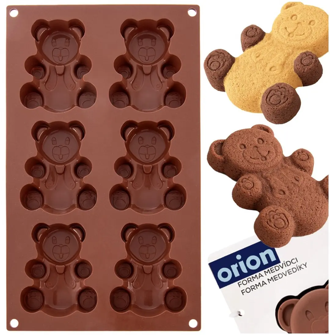 Orion Silicone Muffinvorm Teddyberen 30x17,5x2cm