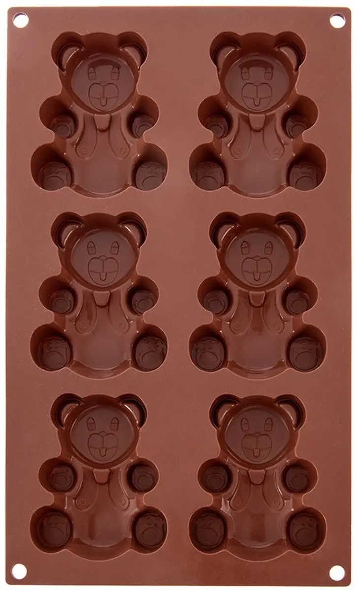 Orion Silicone Muffinvorm Teddyberen 30x17,5x2cm