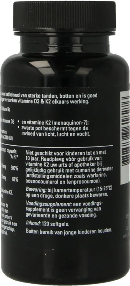 APB Holland Vitamine D3 & K2 Forte 120 Softgels