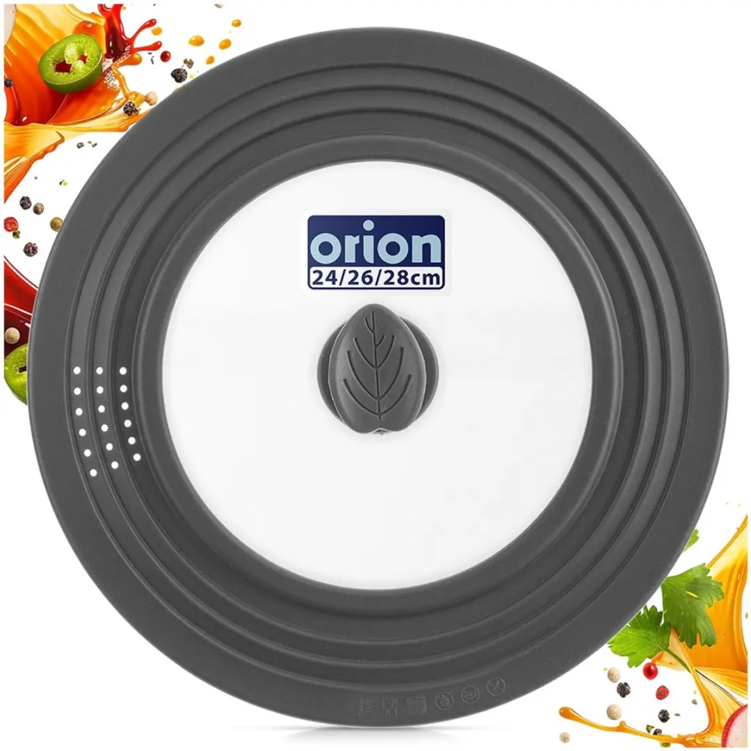Orion Universeel Silicone Deksel 31cm - Grijs