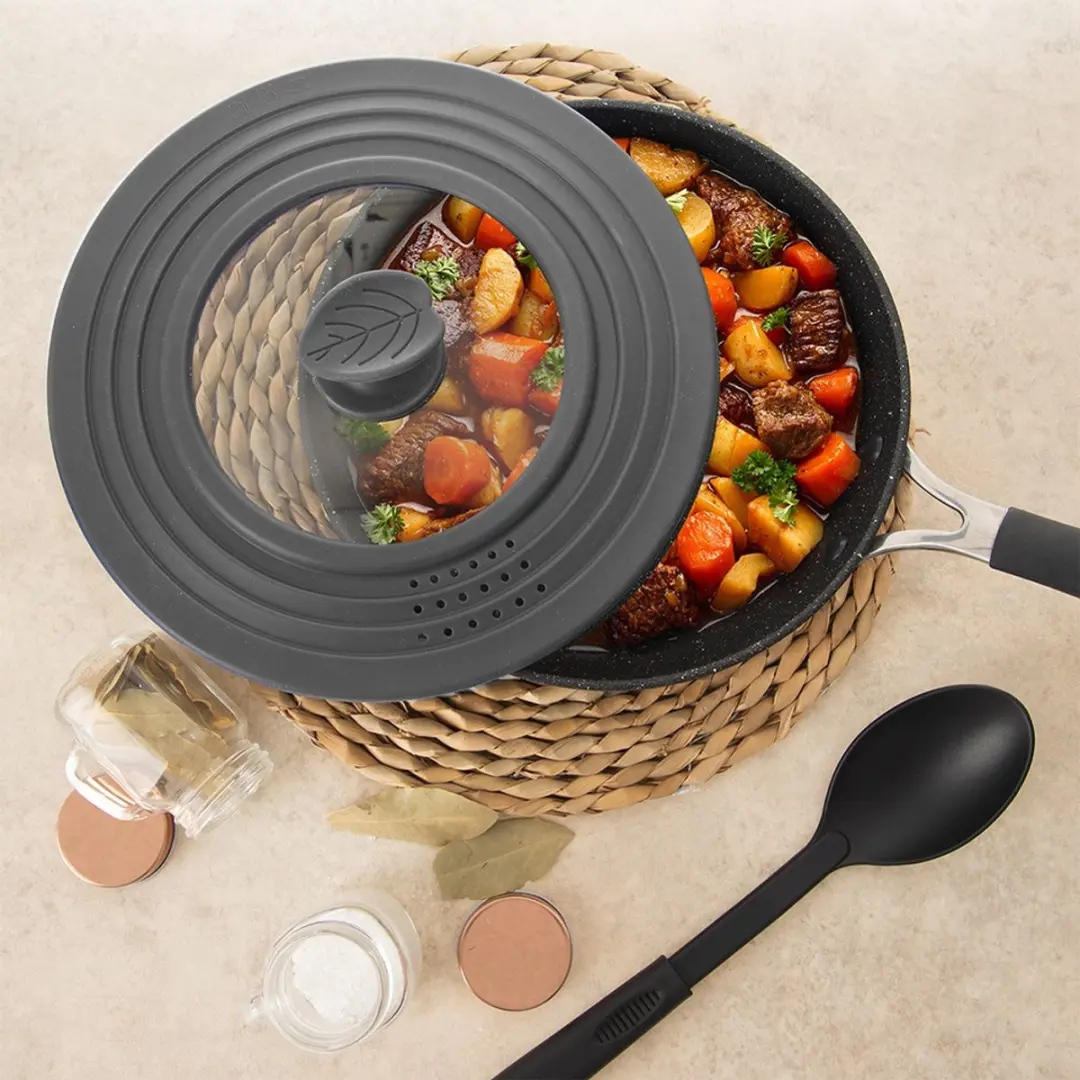 Orion Universeel Silicone Deksel 31cm - Grijs