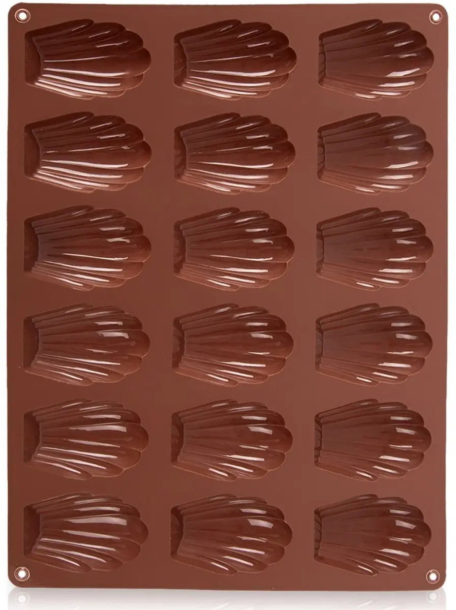 Orion Silicone Koekjesvorm Zeeschelpen 32x24,5x2cm