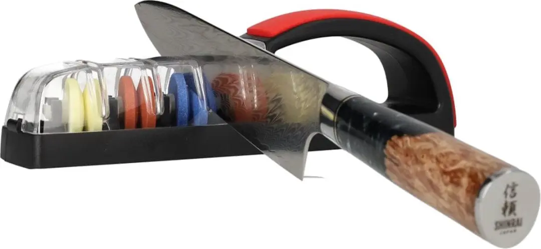 Global MinoSharp Messenslijper 23cm - Rood/Zwart