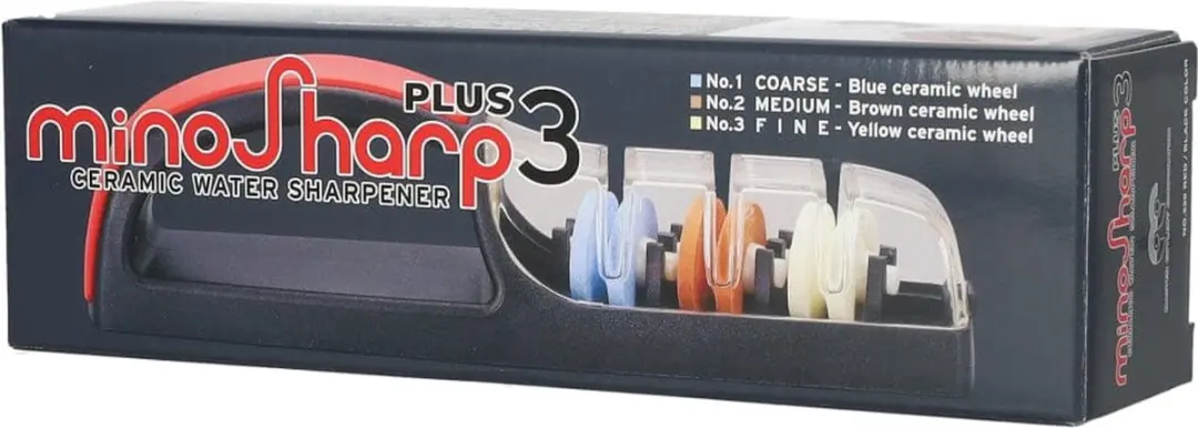 Global MinoSharp Messenslijper 23cm - Rood/Zwart
