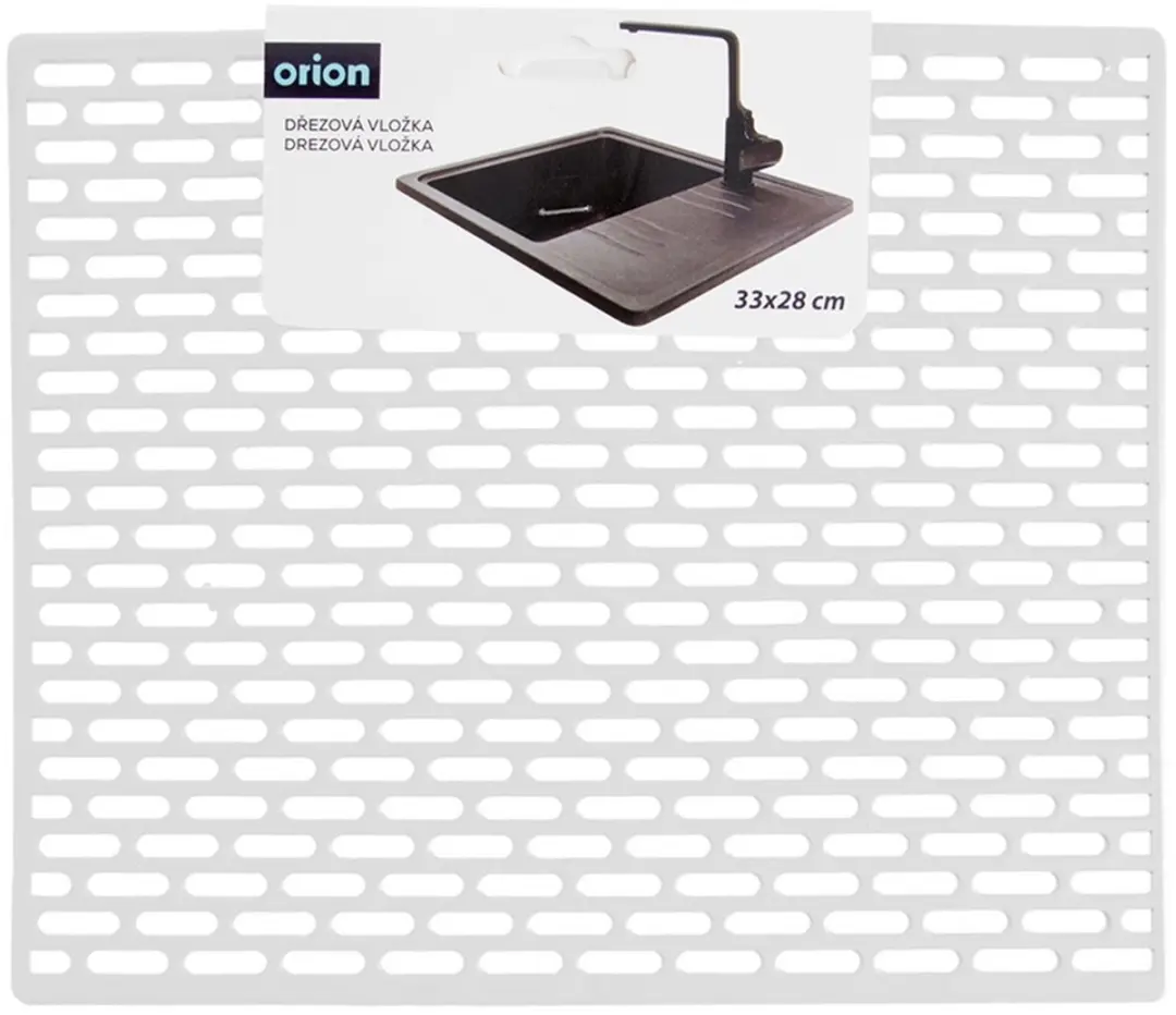 Orion Zinkmat 33x28cm - Wit - Elastaan Waterbestendig