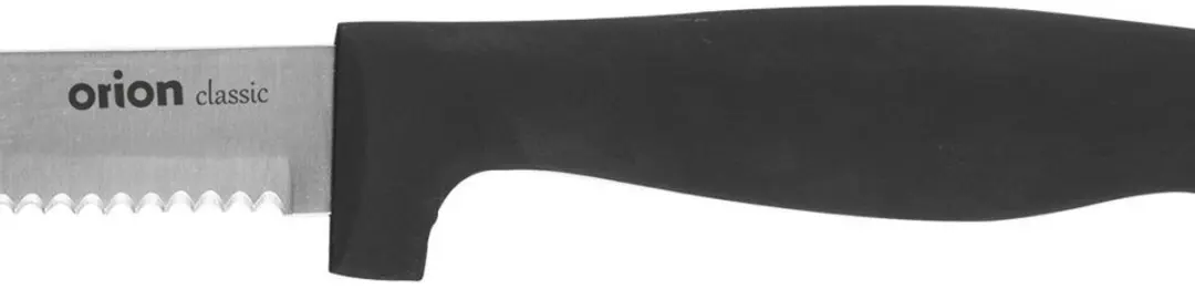 Orion Classic Stalen Mes 21,5cm - Zwart Handvat
