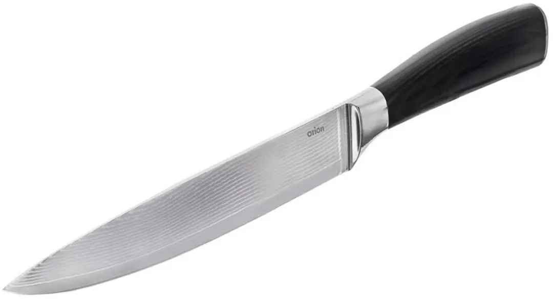 Orion Damascus Roestvrijstalen Koksmes 30,5cm - Zwart/Zilver