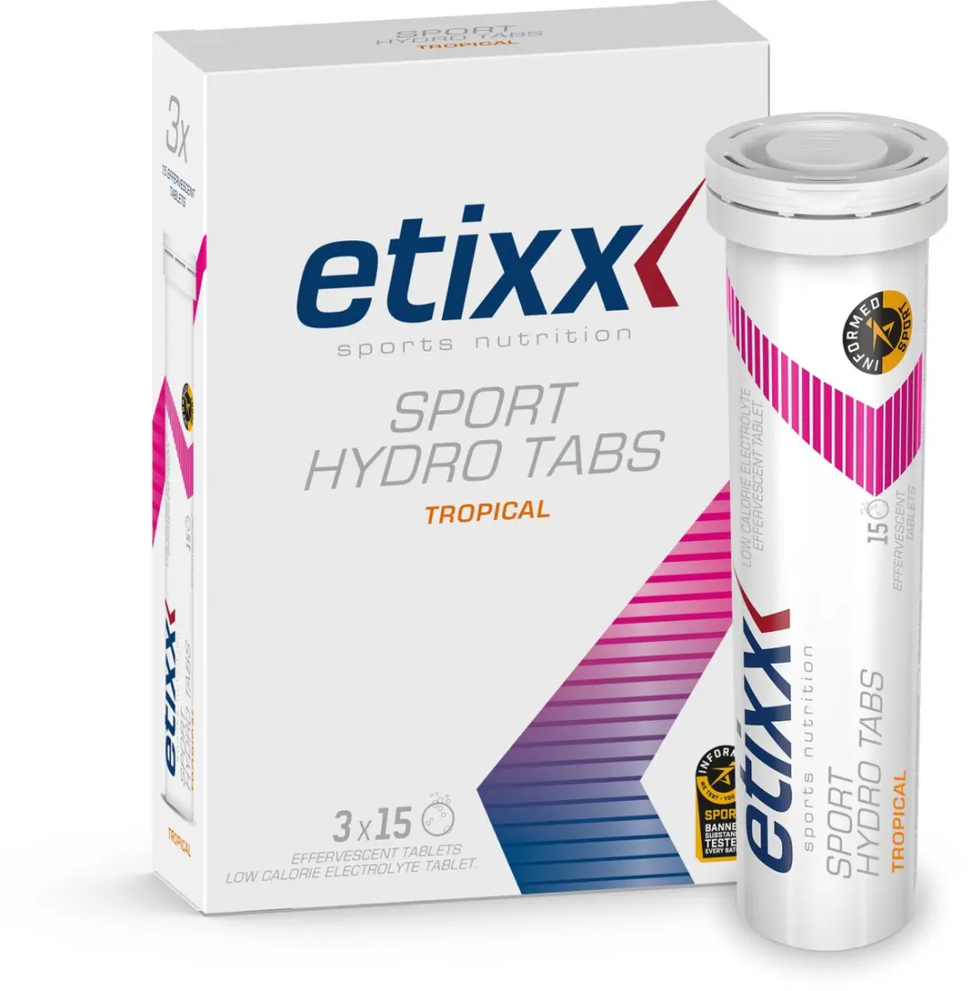 Etixx Sport Hydro Tabs Sportdrank - 45 Stuks - Tropisch