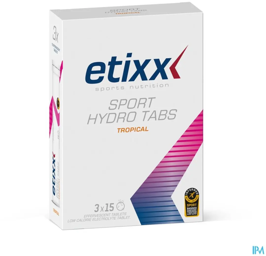 Etixx Sport Hydro Tabs Sportdrank - 45 Stuks - Tropisch