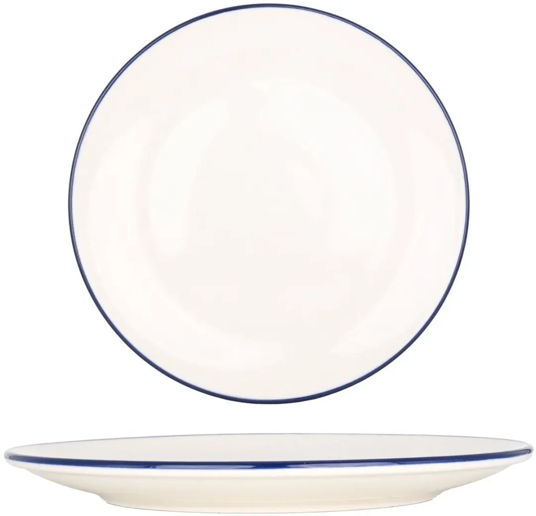 Bonna Linea Blue Dinerbord Porselein 25cm