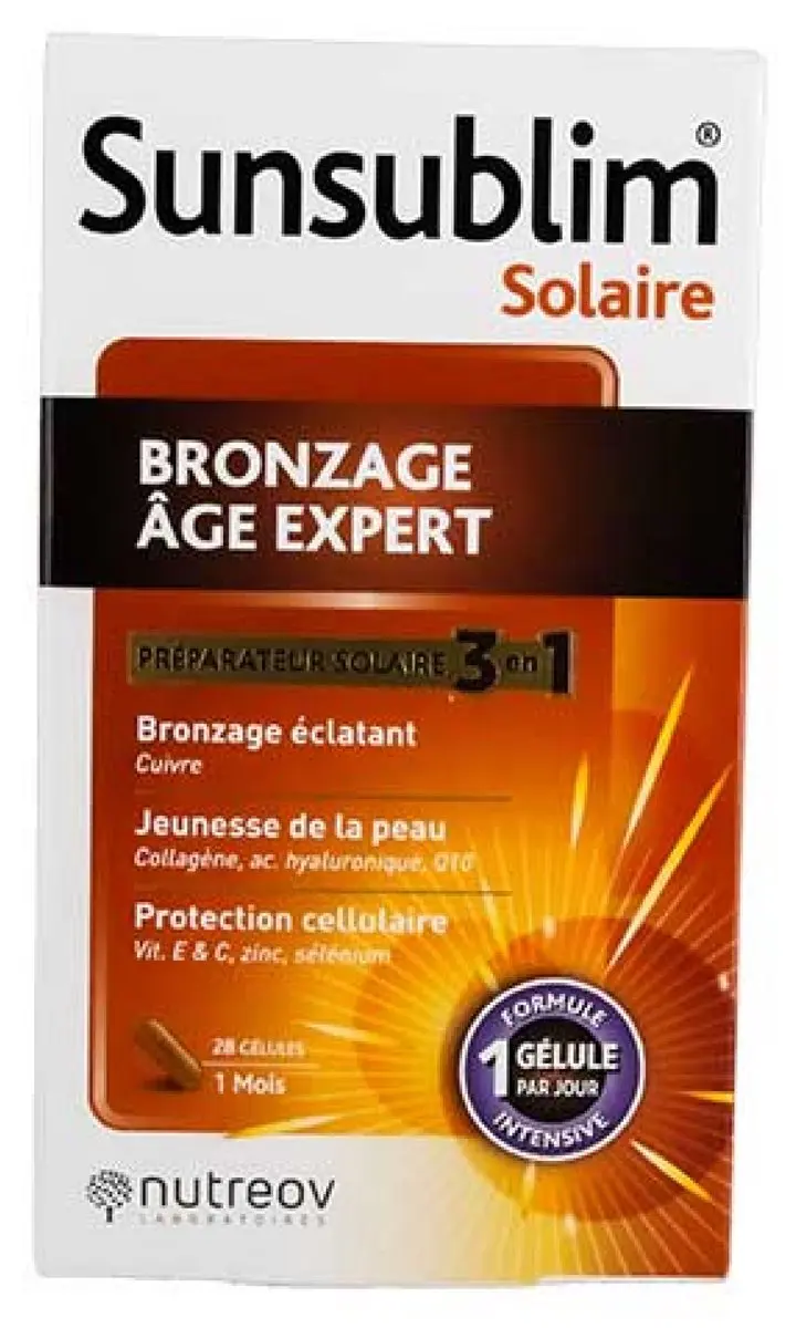 Nutreov Sunsublim Bronzage Âge Expert 28 Capsules
