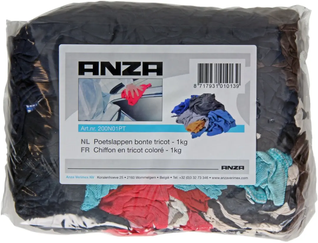 Anza Poetsdoeken Wit - 3 Kilo